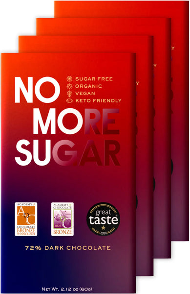 72% Dark Chocolate (4-Pack) – NOMOSU