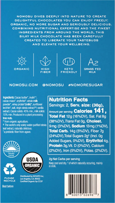 A2 Grass-Fed Milk Chocolate (4-Pack)